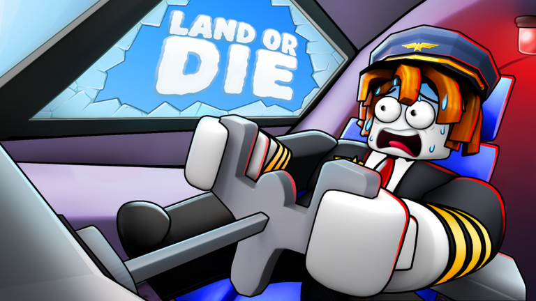 Land or Die official Roblox cover art